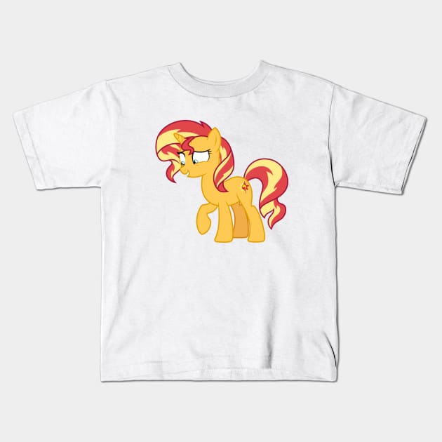 Mirror Magic Sunset Shimmer pony 2 Kids T-Shirt by CloudyGlow